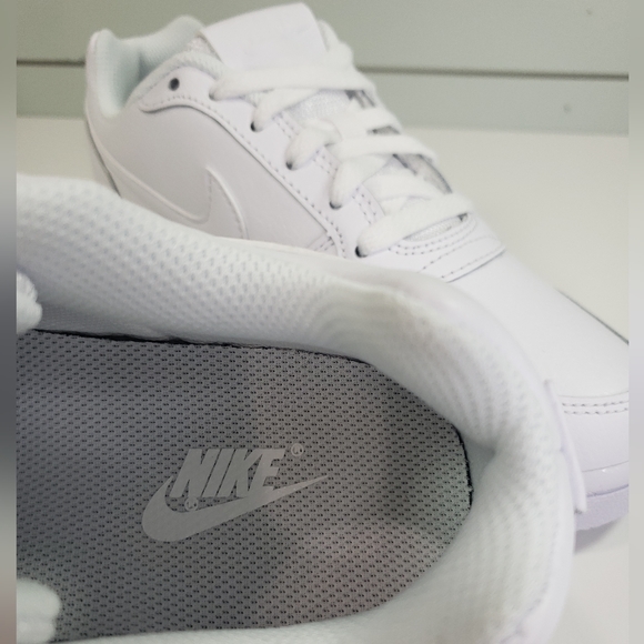 Nike Ebernon Low Triple White AQ1779-100 Trainer Sneakers Shoes Women's 7.5 - Picture 8 of 10